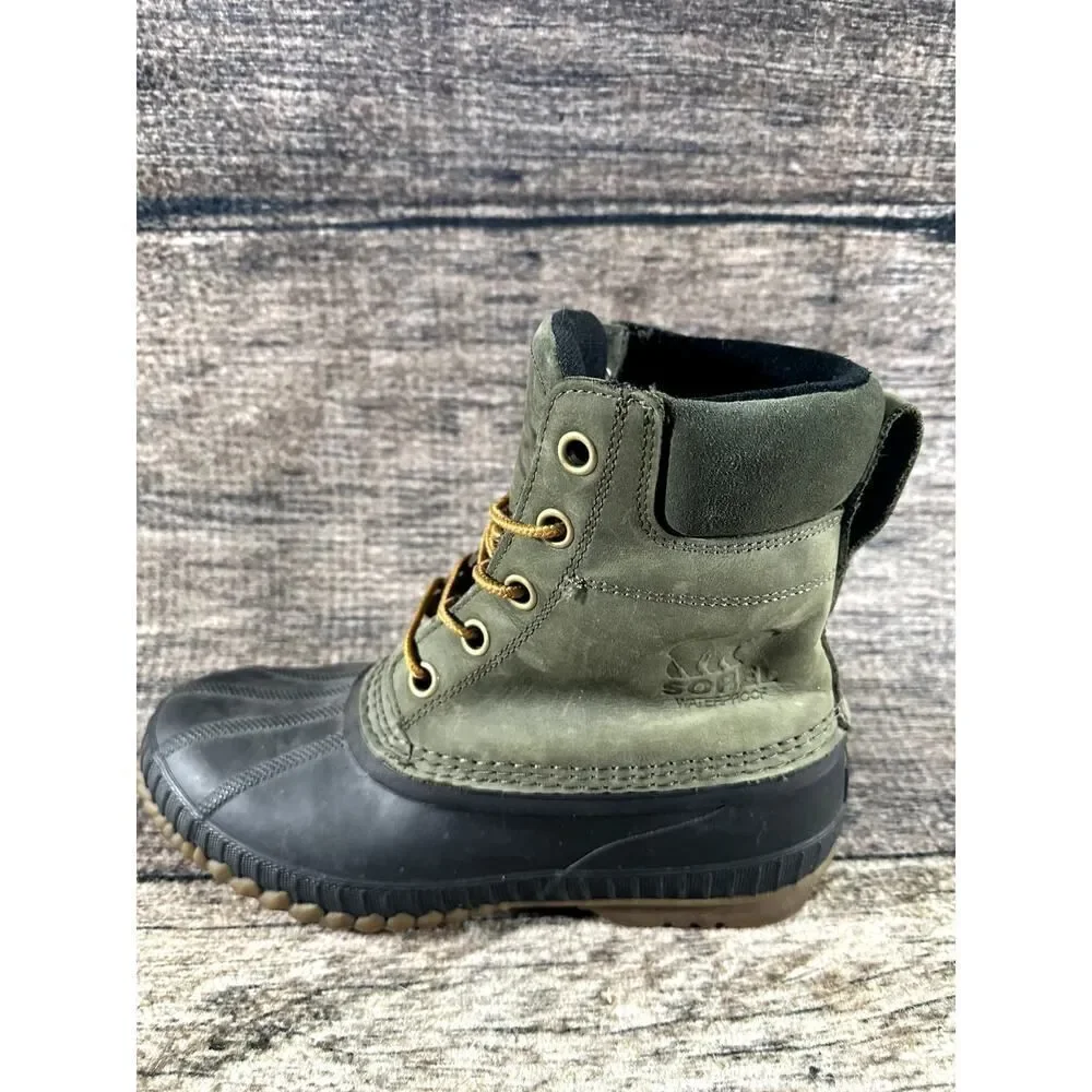 SOREL Rubber Boots Cheyenne II 2 Men’s Sz 8 NM2575-052 Waterproof Green - Picture 9 of 11